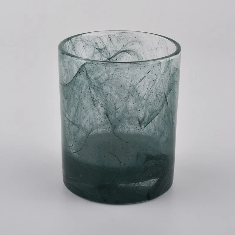 Китай ръчно изработени стъклени буркани за свещи от 180 мл на едро Производител