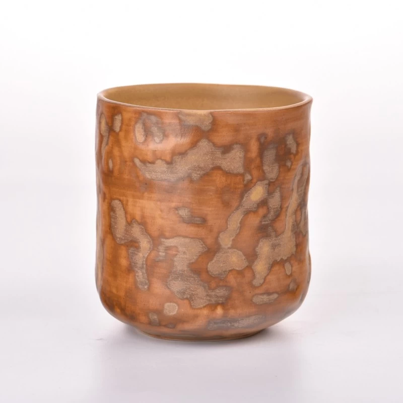 vintage style ceramic candle jars and candle holders for wholesale 