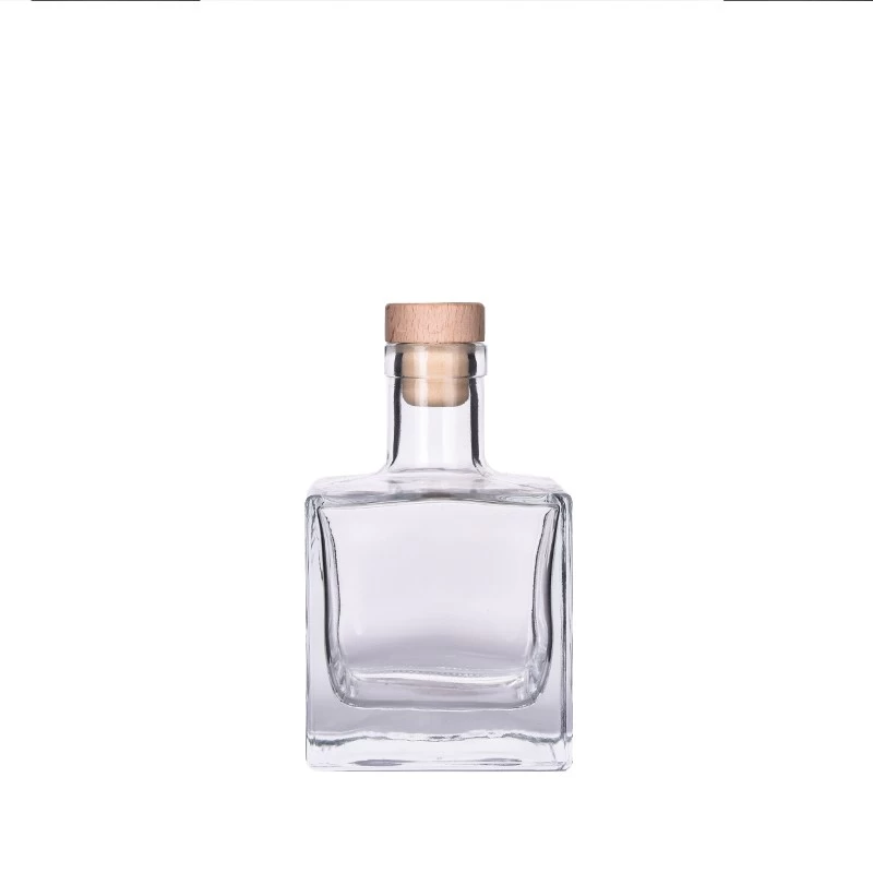 Supplier hot sales 8oz 10oz square glass diffuser bottle 