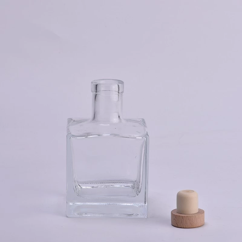 Supplier hot sales 8oz 10oz square glass diffuser bottle