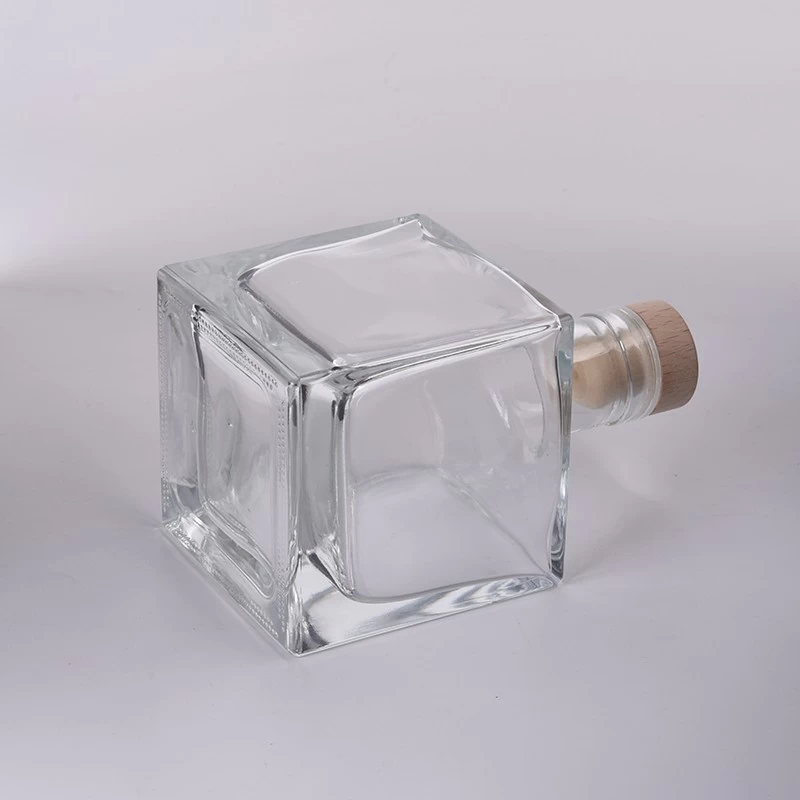 Supplier hot sales 8oz 10oz square glass diffuser bottle
