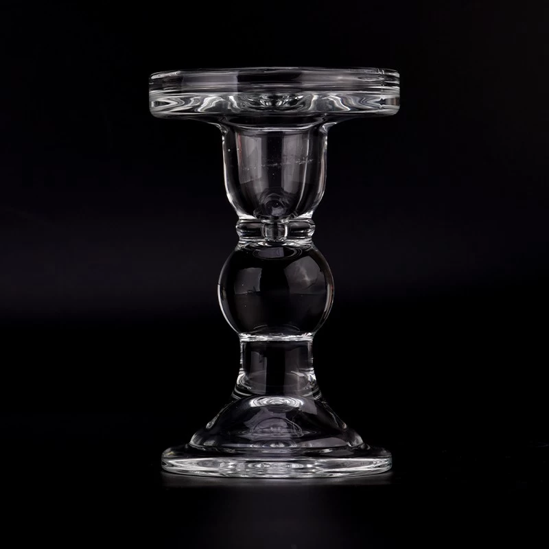colún gloine clasaiceach sealbhóirí coinneal candlestick