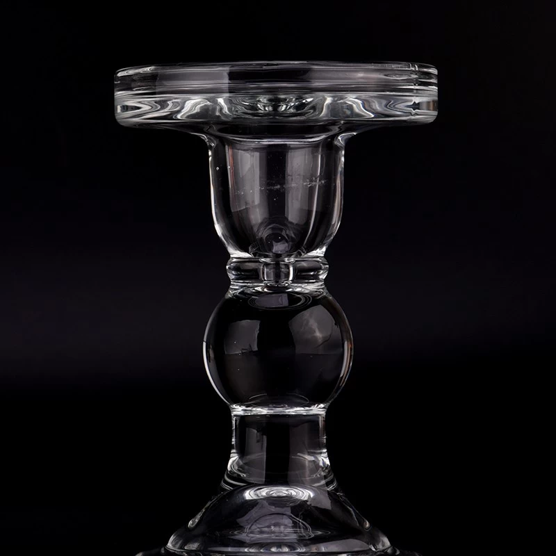 colún gloine clasaiceach sealbhóirí coinneal candlestick
