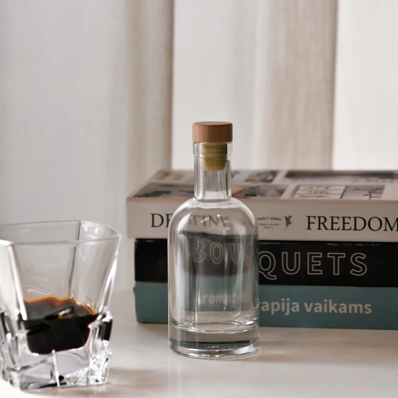 hot sales long neck 7oz clear glass diffuser bottle