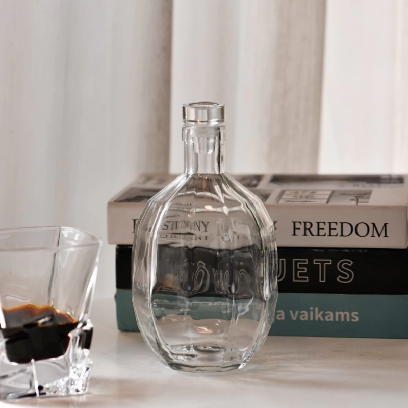 Supplier customized 18oz round glass reed diffuser bottle