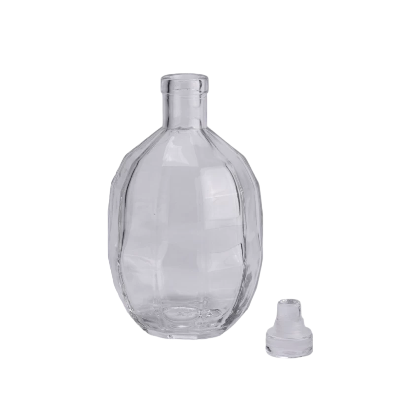 Supplier customized 18oz round glass reed diffuser bottle