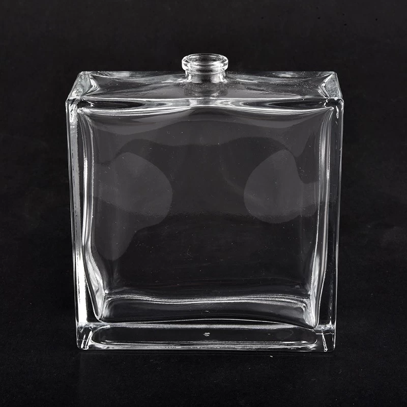 Wholesale 160ml home decor 160ml square glass perfume bottle