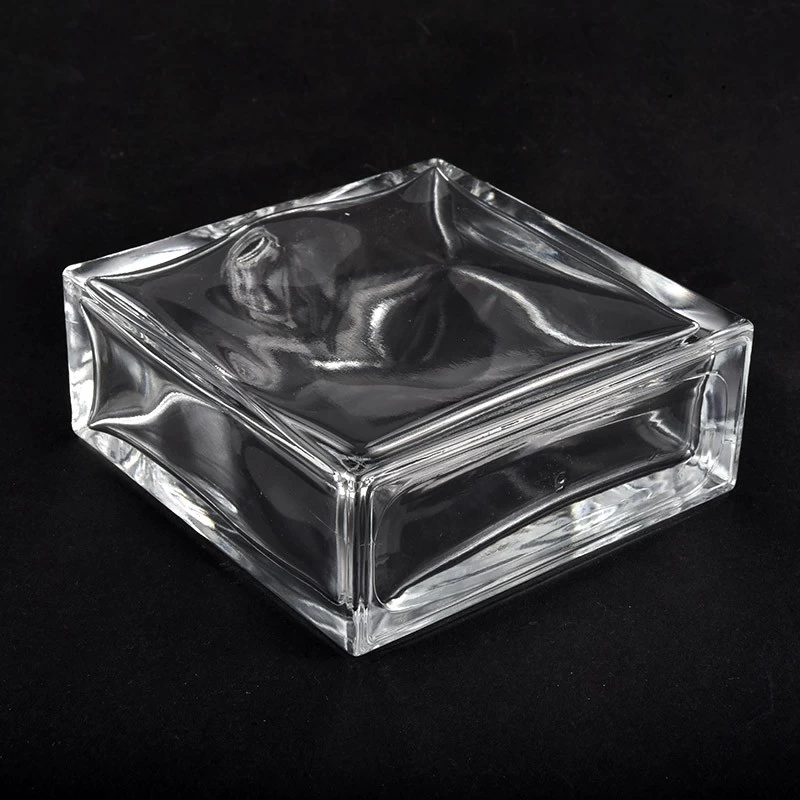 Wholesale 160ml home decor 160ml square glass perfume bottle