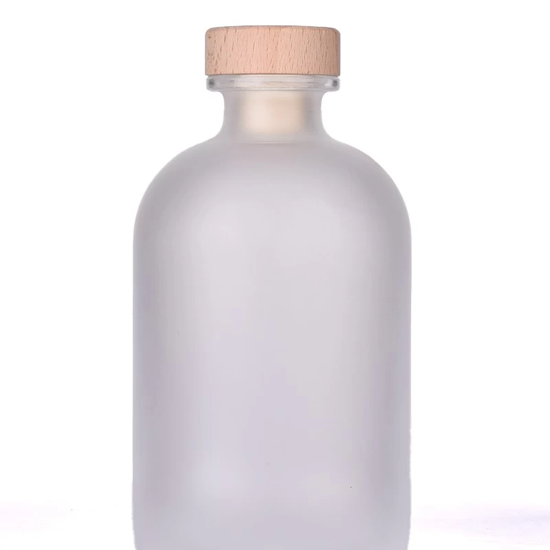 500ml Frosted Glass Air Diffuser Custom Reed Diffuser Home Fragrance Diffuser with Cork