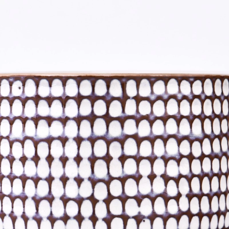 home decor transmutation glaze 3 wick ceramic candle jar