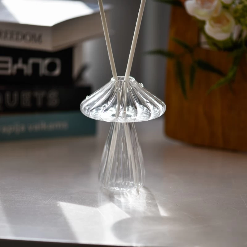 home decor borosilicate glass diffuser container