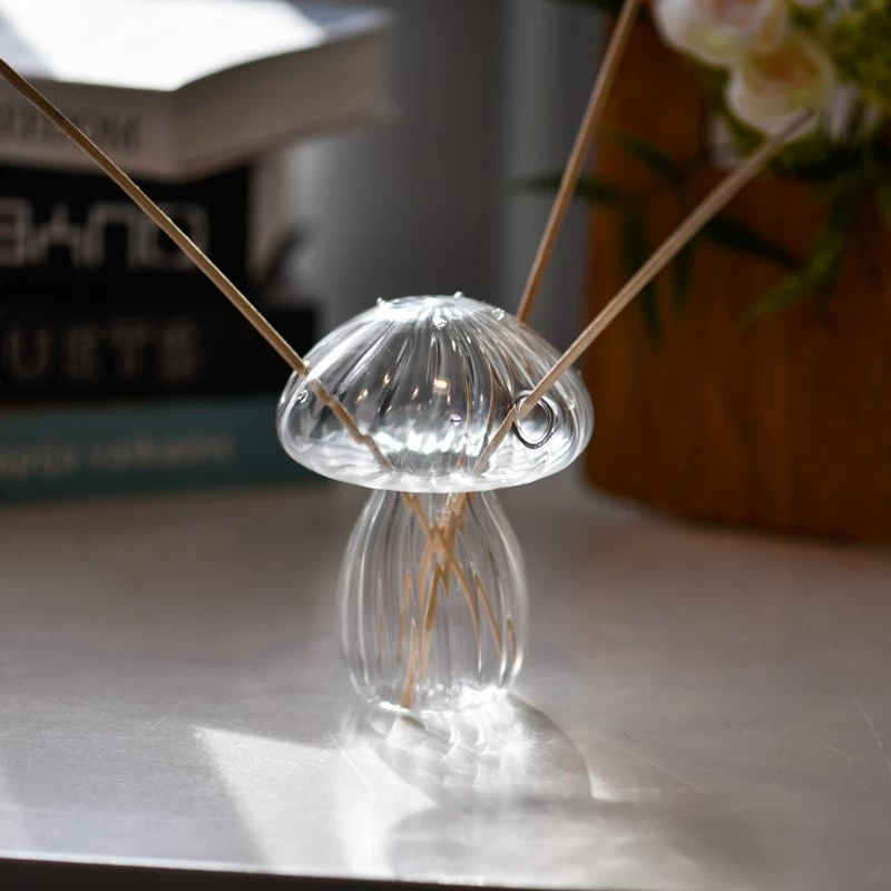 luxury borosilicate glass reed diffuser container