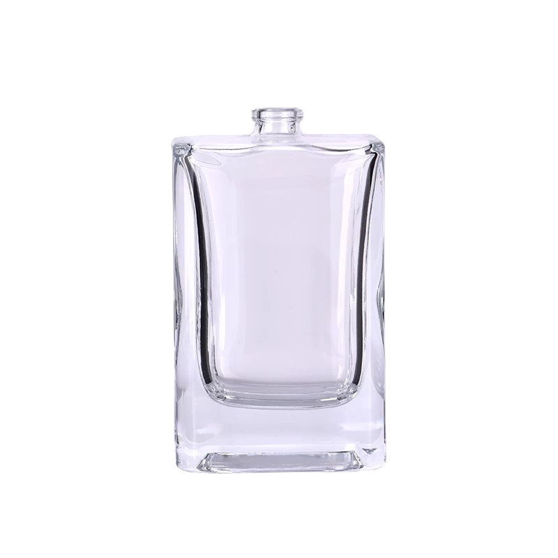 hot sales square empty glass perfume bottle