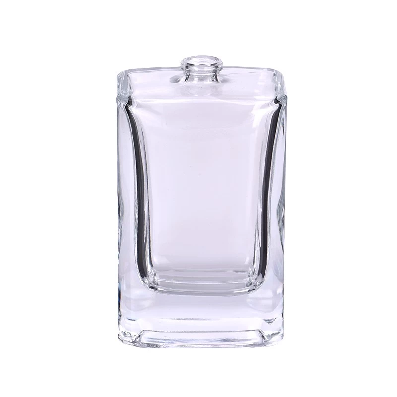 hot sales square empty glass perfume bottle