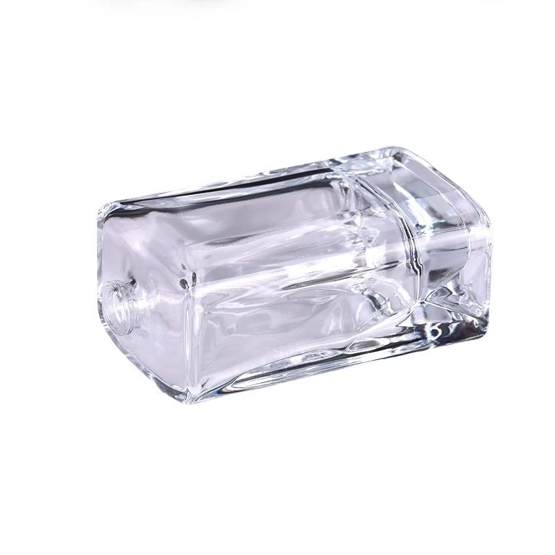 hot sales square empty glass perfume bottle