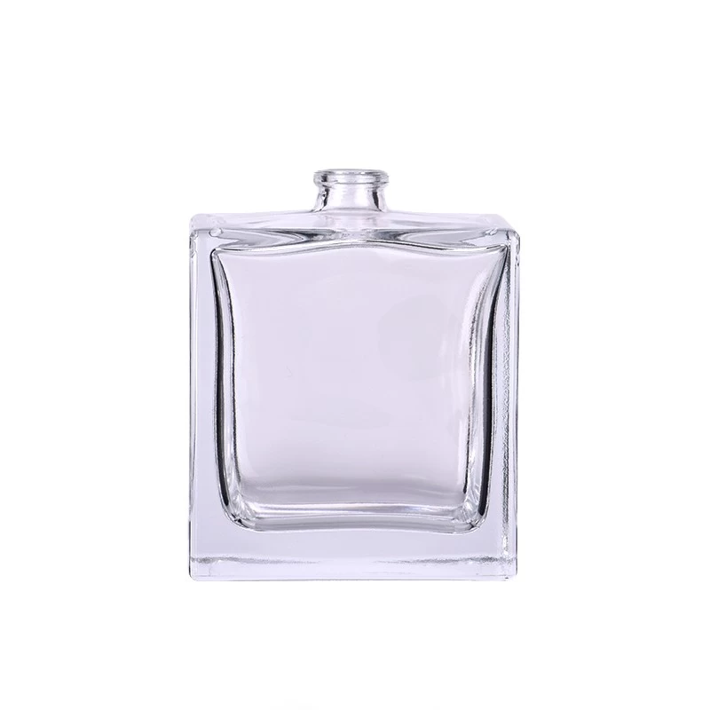 home decor clear 100ml empty glass perfume bottle