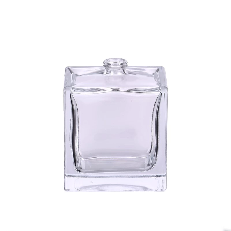 home decor clear 100ml empty glass perfume bottle