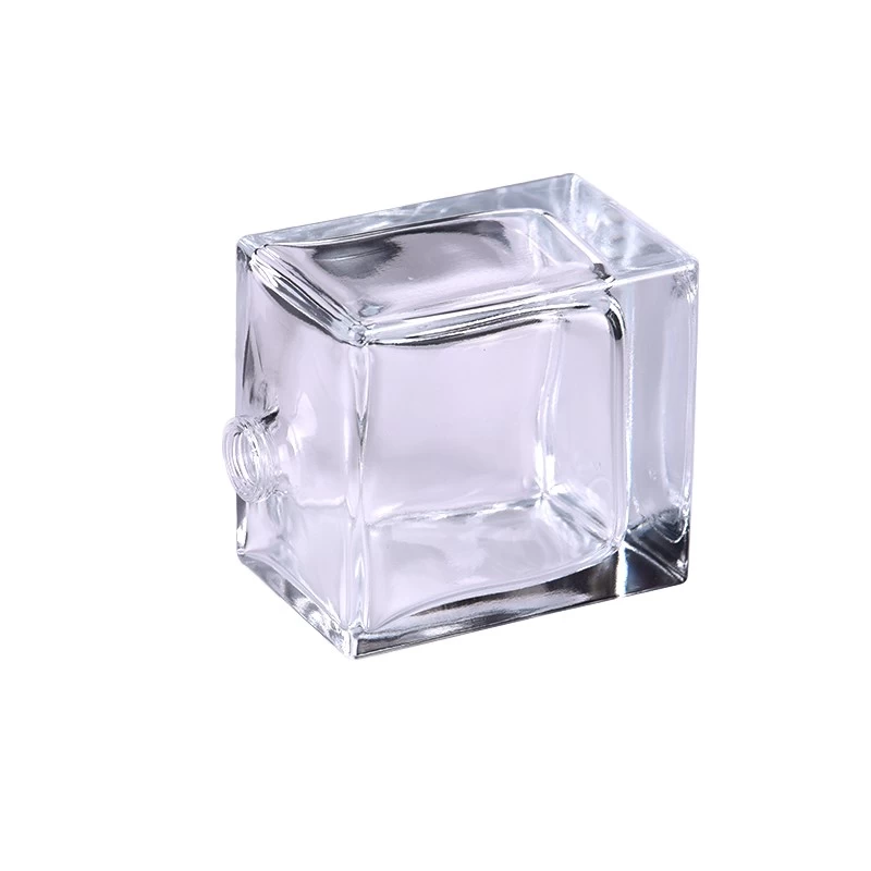 home decor clear 100ml empty glass perfume bottle