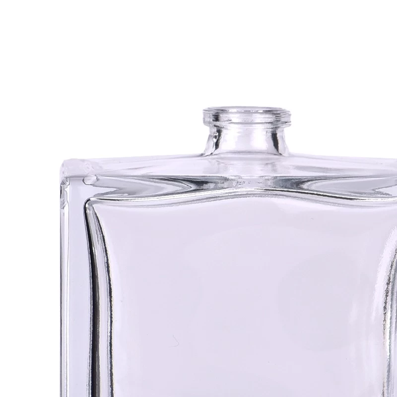 home decor clear 100ml empty glass perfume bottle