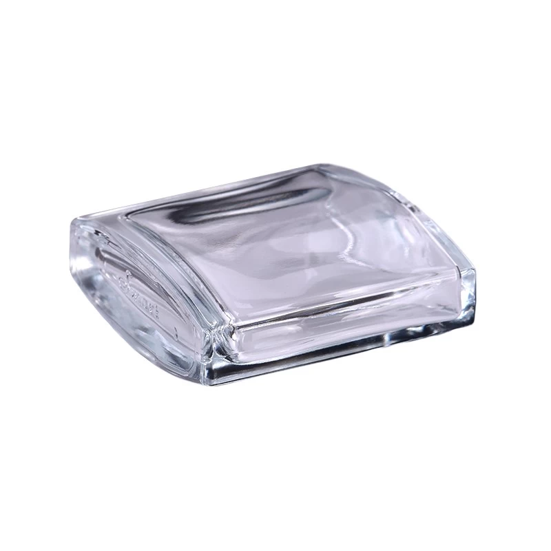 hot sales flat 100ml empty glass perfume bottle