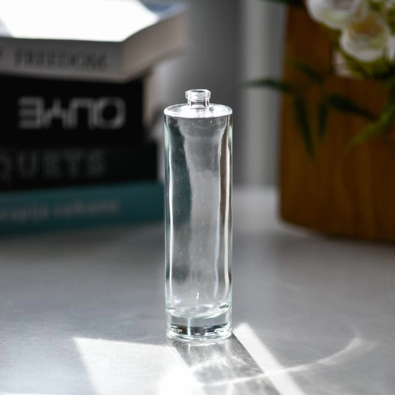 Wholesale home decor 100ml tall empty glass perfume bottle for home deco