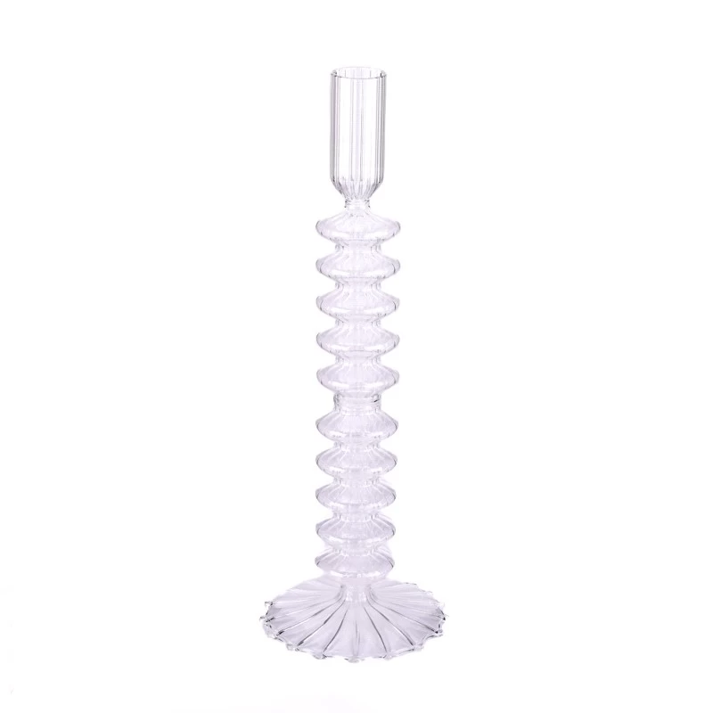 coinnleoir gloine ard borosilicate le haghaidh colún