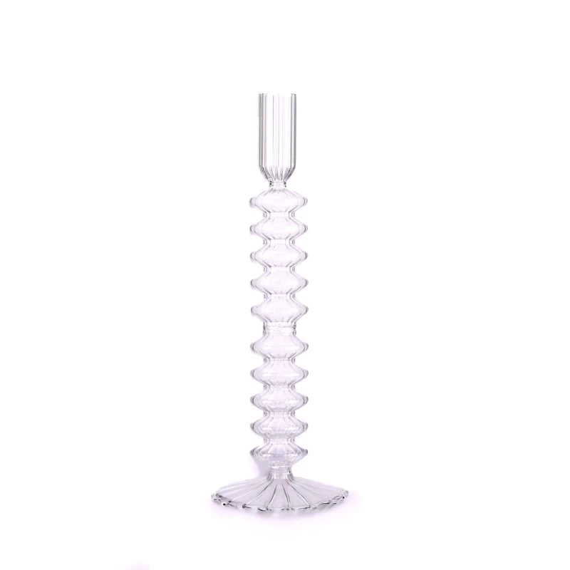 coinnleoir gloine ard borosilicate le haghaidh colún