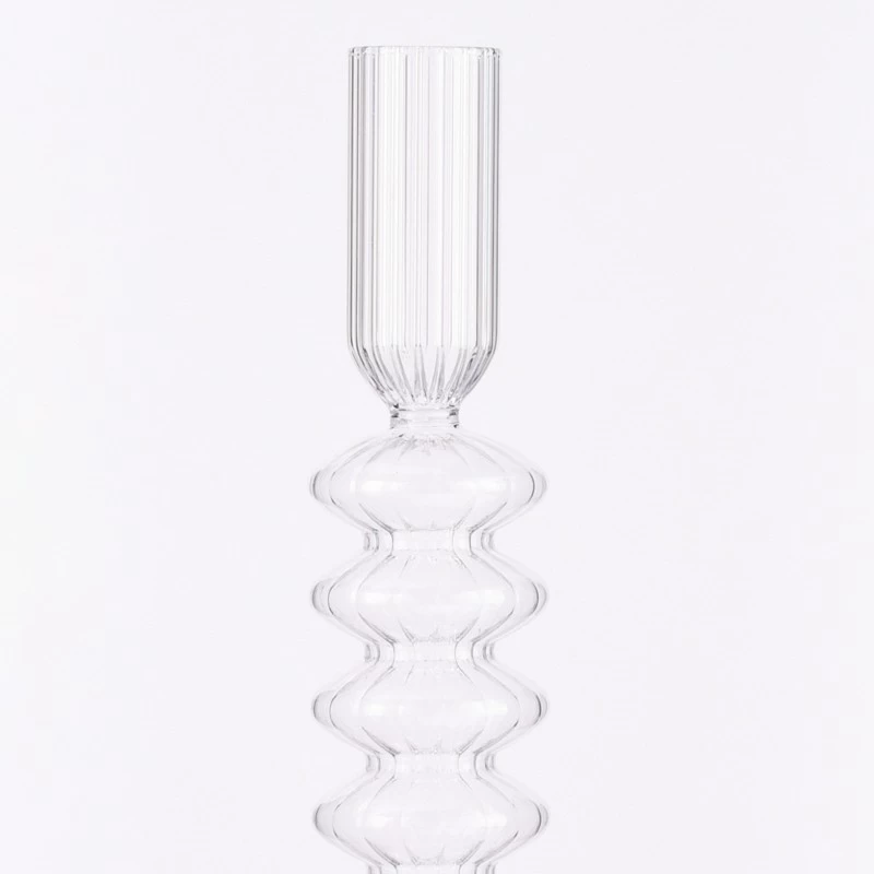 coinnleoir gloine ard borosilicate le haghaidh colún