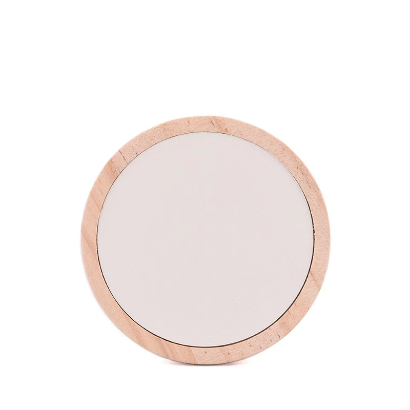 home decor wood candle lid with rubber ring
