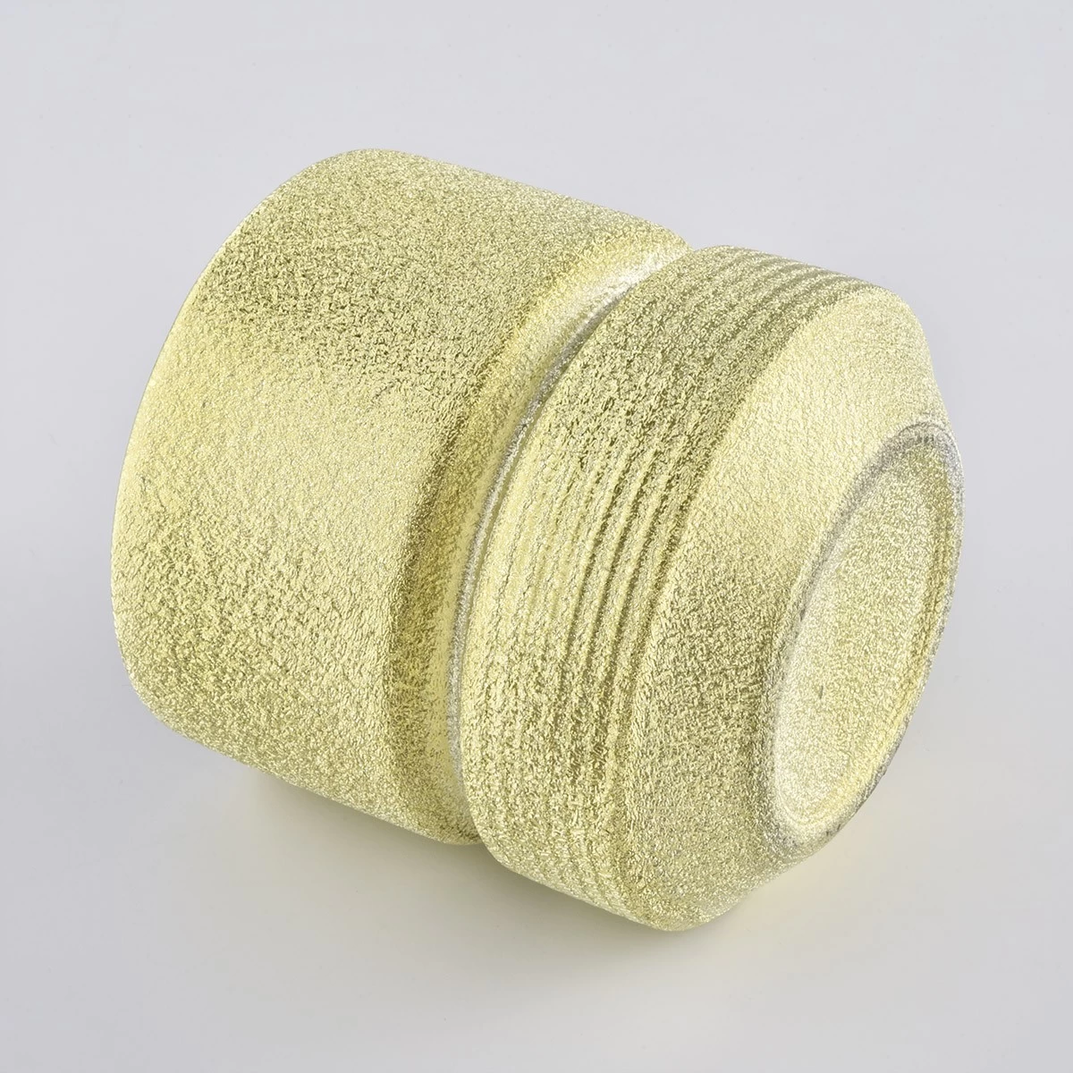 Unique Gold Ceramic Candle Vessels For Party Decoration