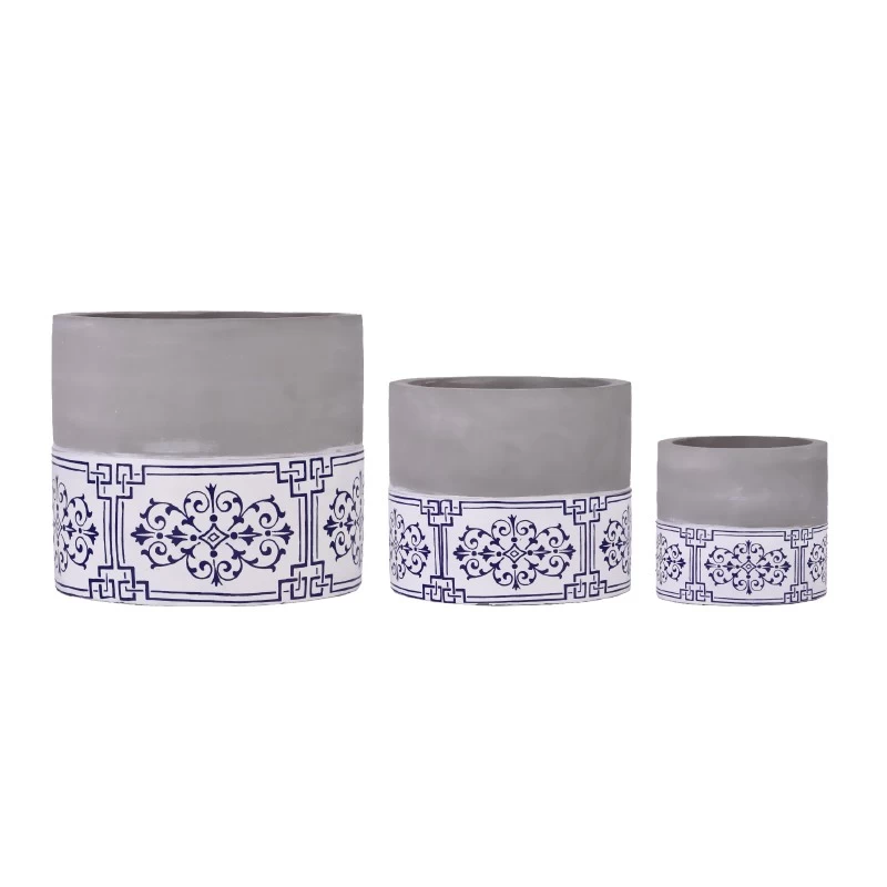 home decor mini concrete candle jar