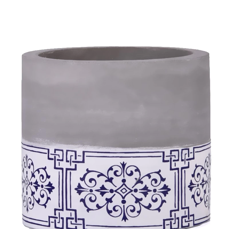 home decor mini concrete candle jar