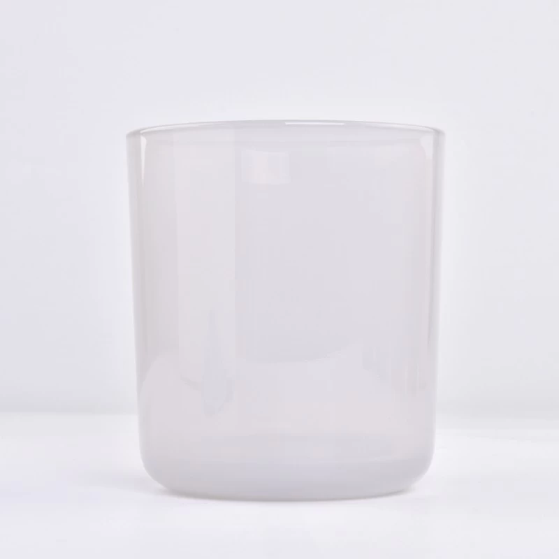 Wholesale 13oz opalescent simple glass candle jars manufacturers