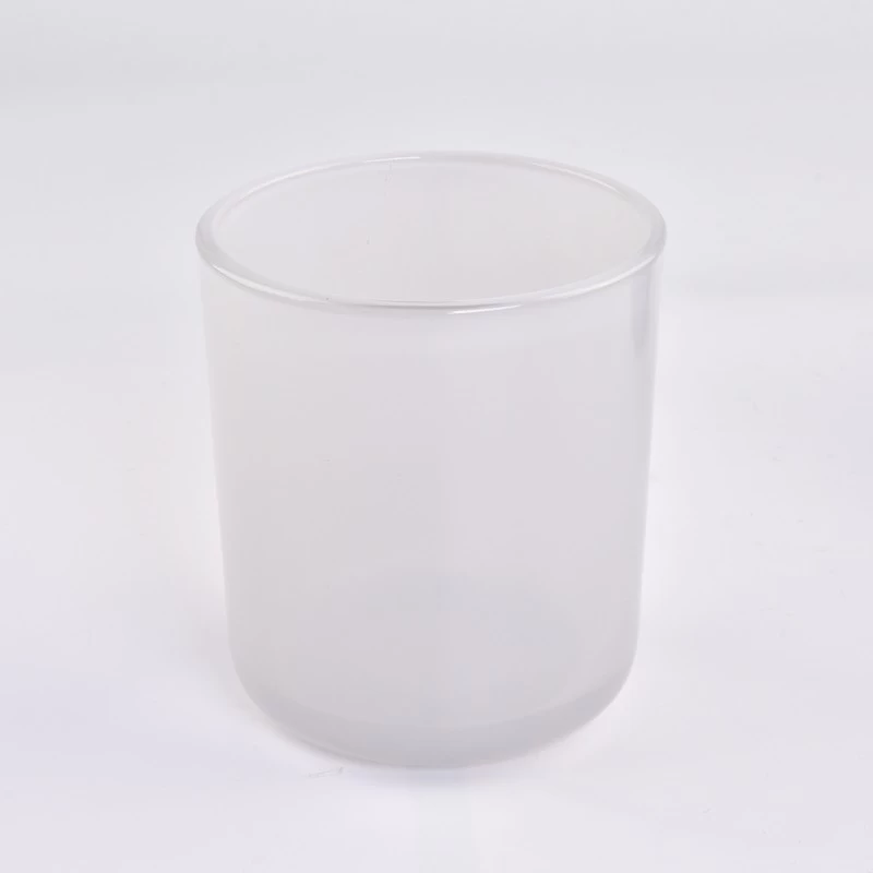 Wholesale 13oz opalescent simple glass candle jars manufacturers