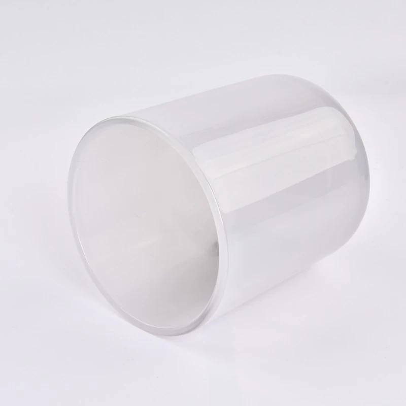 Wholesale 13oz opalescent simple glass candle jars manufacturers