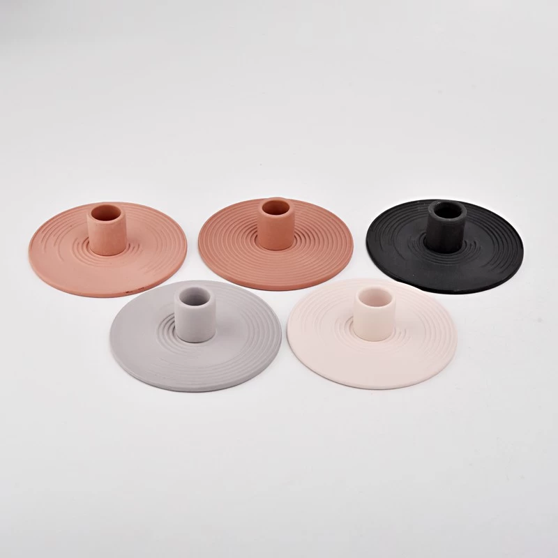 home decor ceramic candlestick holder base