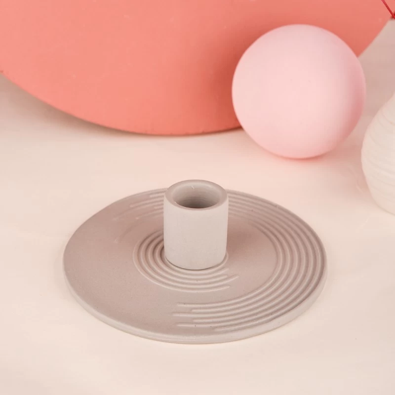 home decor ceramic candlestick holder base