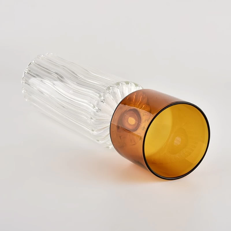 Wholesale 800ml home decor borosilicate glass decoration vase
