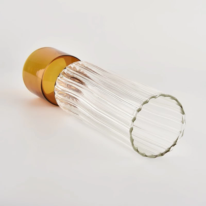 Wholesale 800ml home decor borosilicate glass decoration vase