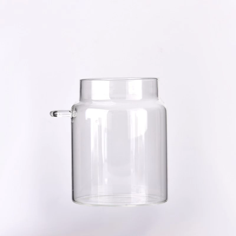 home decor clear 680ml glass jar