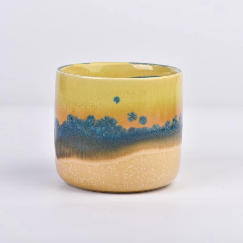 luxury artwork 11oz ceramic candle holders