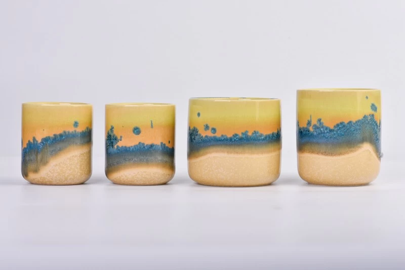 luxury artwork 11oz ceramic candle holders