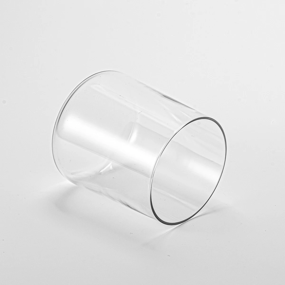 Wholesale custom clear glass candle jars candle containers