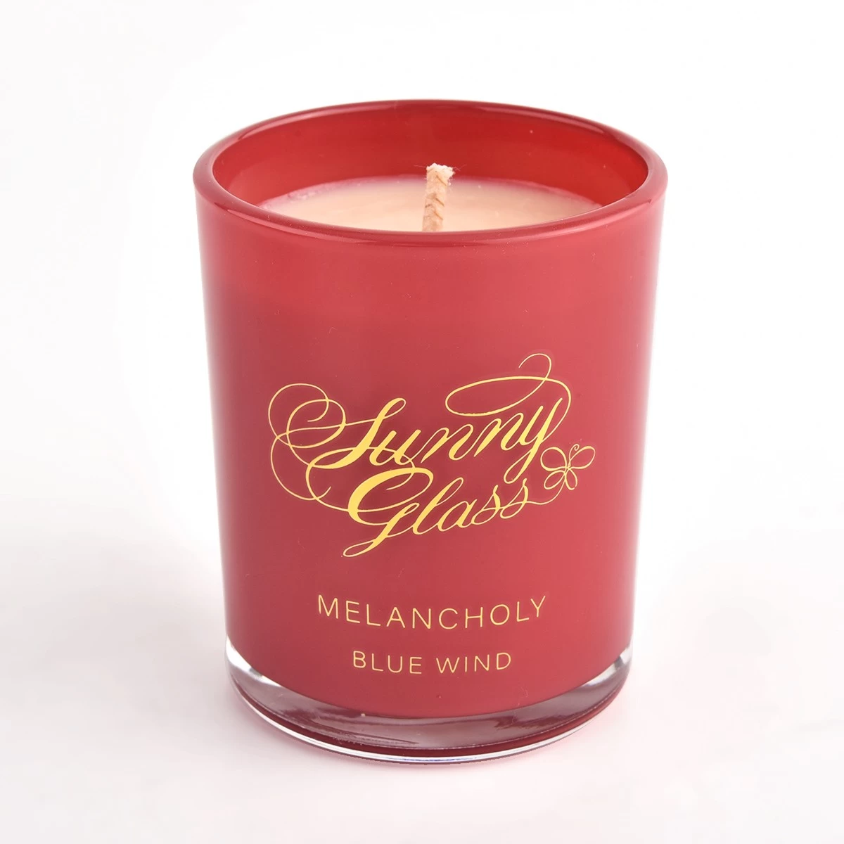 Wholesale 4oz Glass Candle Jars Custom Printing Beautiful Glass Candle Holders With Customs Giftbox
