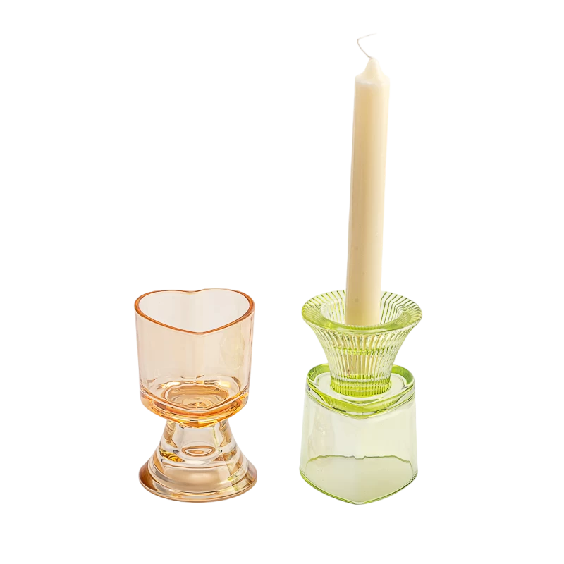 Porta di candela in vetro a forma di sabbia a forma di sabbia da casa da 170 ml