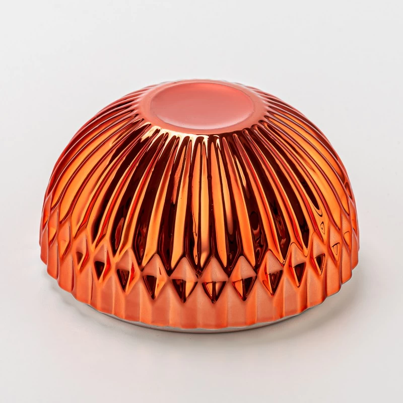 holiday decoration glass candle ball with lid