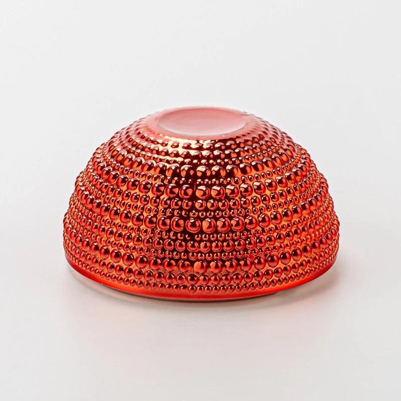 Christmas glass candle holder ball 