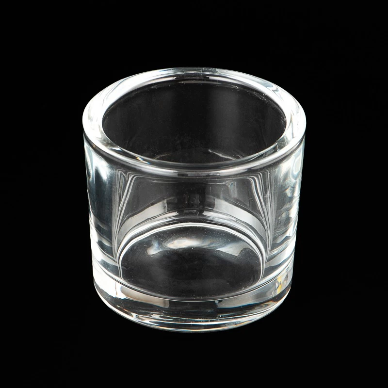 Thick Wall Glass Candle Holders Custom 8oz Glass Candle Holder Wholesale