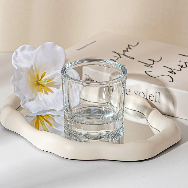 Thick Wall Glass Candle Holders Custom 8oz Glass Candle Holder Wholesale
