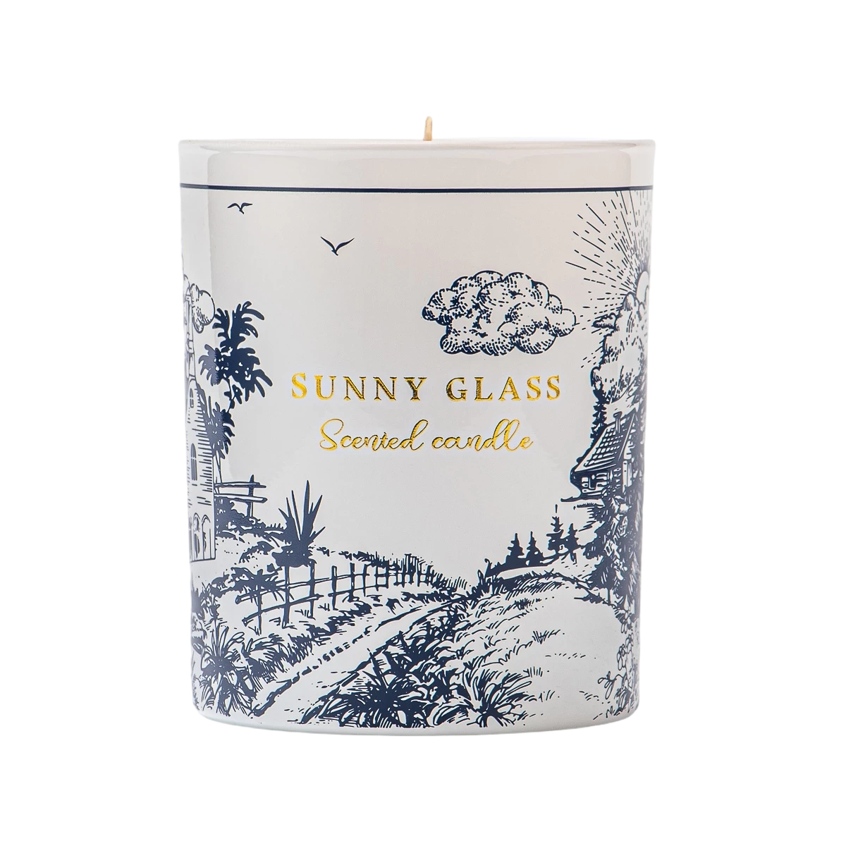 Páipéar Retro Decal nua Scented Monaróir Jar Cónaidh Ceirmeach